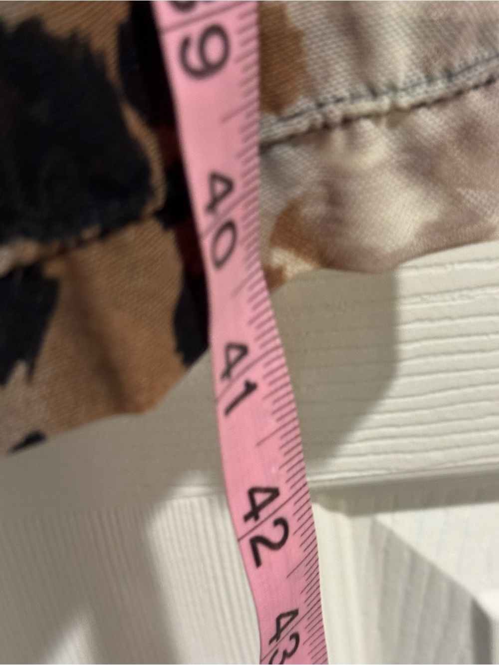 Sheer,  bathing suit cover up  pants Animal Print , wide leg - Picture 5 of 5